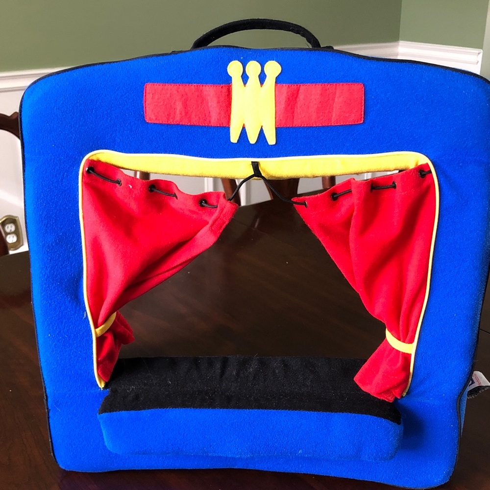 Blue and Red Kids Puppet Theater Costume